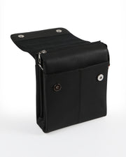 ZENİTH SERİSİ - DERİ EL ÇANTASI - SİYAH