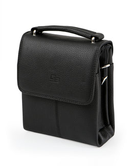 ZENİTH SERİSİ - DERİ EL ÇANTASI - SİYAH