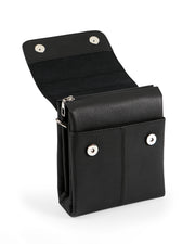 ZENİTH SERİSİ - DERİ EL ÇANTASI - SİYAH