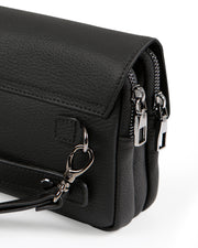 VALENCİA SERİSİ - DERİ EL ÇANTASI - SİYAH