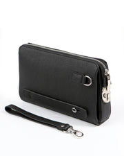 HUDSON SERİSİ - DERİ EL ÇANTASI - SİYAH