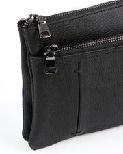 BROOKLYN SERİSİ - DERİ EL ÇANTASI - SİYAH