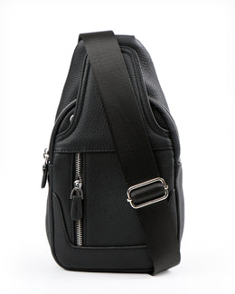 WEST CROSSPACK SERİSİ - DERİ ÇAPRAZ OMUZ ÇANTASI - SİYAH