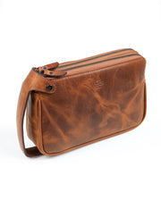 ELEPHANT SERİSİ - DERİ EL ÇANTASI - KAHVE