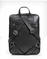 APEXİA SERİSİ - DERİ SIRT ÇANTASI - SİYAH