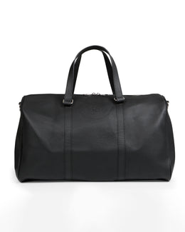 MONARC SERİSİ - DERİ SEYAHAT ÇANTASI - SİYAH