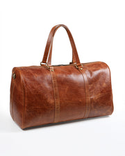 MONARC SERİSİ - DERİ SEYAHAT ÇANTASI - KAHVE