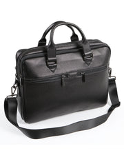 EVEREST SERİSİ - DERİ LAPTOP VE EVRAK ÇANTASI - SİYAH
