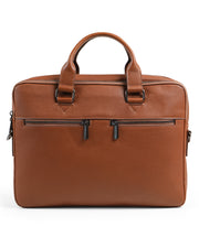 EVEREST SERİSİ - DERİ LAPTOP VE EVRAK ÇANTASI - TABA