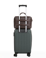 ASTRA SERİSİ - DERİ LAPTOP VE EVRAK ÇANTASI -  - KAHVE