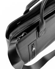 MİSTRAL SERİSİ - DERİ LAPTOP VE EVRAK ÇANTASI -  SİYAH