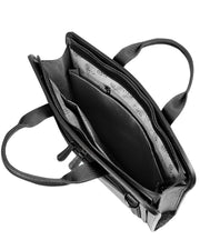 GENEVA SERİSİ - DERİ LAPTOP VE EVRAK ÇANTASI - SİYAH