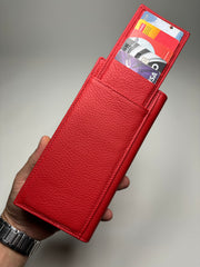 DOHA SERİSİ DERİ CÜZDAN - KIRMIZI
