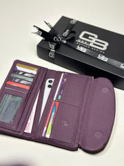 ROMA SERİSİ - DERİ CÜZDAN - MOR