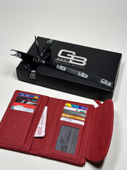 HOLYWOOD SERİSİ DERİ CÜZDAN - KIRMIZI