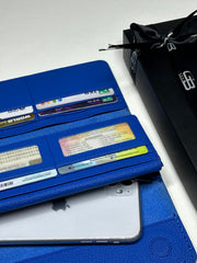 VENEZİA SERİSİ DERİ CÜZDAN - MAVİ