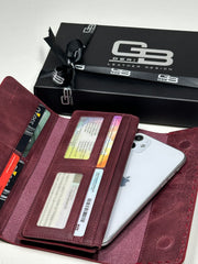 VENEZİA SERİSİ DERİ CÜZDAN - BORDO