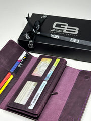 VENEZİA SERİSİ DERİ CÜZDAN - MOR