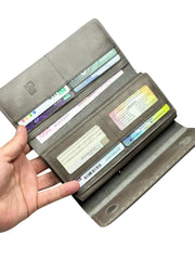 VENEZİA SERİSİ DERİ CÜZDAN - GRİ