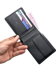 KANGURU SERİSİ DERİ CÜZDAN - SİYAH