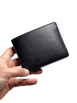 LOTUS SERİSİ DERİ CÜZDAN - SİYAH