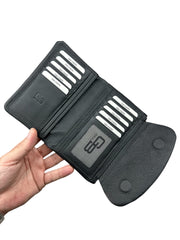 HOLYWOOD SERİSİ DERİ CÜZDAN - MAT SİYAH