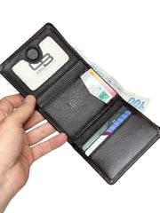 SIDNEY SERİSİ DERİ CÜZDAN - KAHVE