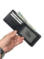 PRAGA SERİSİ DERİ CÜZDAN - SİYAH