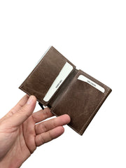 MEKA SERİSİ DERİ CÜZDAN - KAHVE