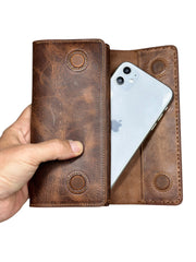 VENEZİA SERİSİ DERİ CÜZDAN - FINDIK KAHVE