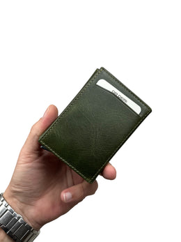MEKA SERİSİ DERİ CÜZDAN - YEŞİL