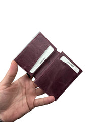 MEKA SERİSİ DERİ CÜZDAN - BORDO