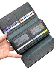 VENEZİA SERİSİ DERİ CÜZDAN - SİYAH