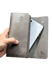 VENEZİA SERİSİ DERİ CÜZDAN - GRİ