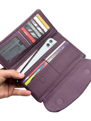 ROMA SERİSİ - DERİ CÜZDAN - MOR