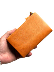 HOLYWOOD SERİSİ DERİ CÜZDAN - TURUNCU