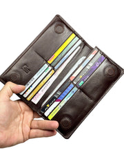 BRUGE SERİSİ DERİ CÜZDAN - PARLAK KAHVE