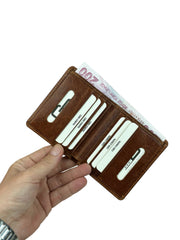 TANGO SERİSİ DERİ CÜZDAN - TABA